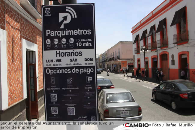 inicio operacion parquimetros puebla senaletica