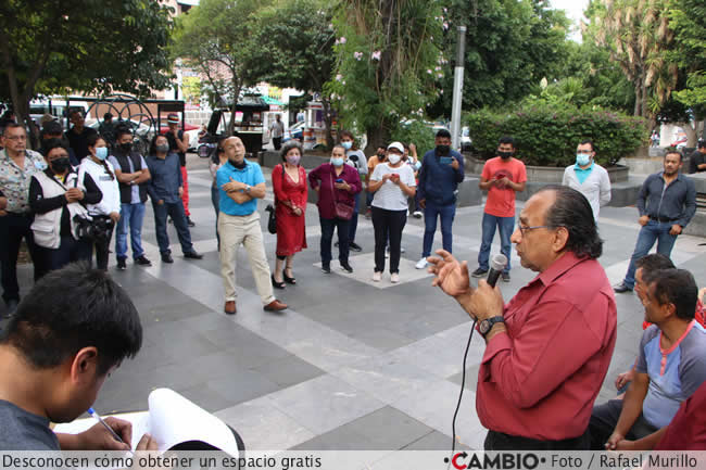 protesta vecinos el carmen parquimetros puebla espacios