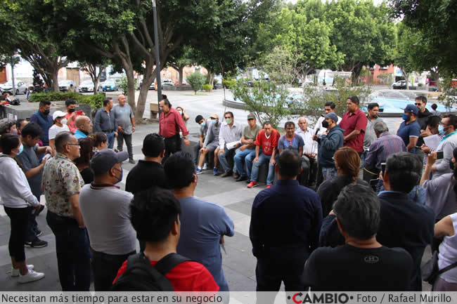 protesta vecinos el carmen parquimetros puebla negocios