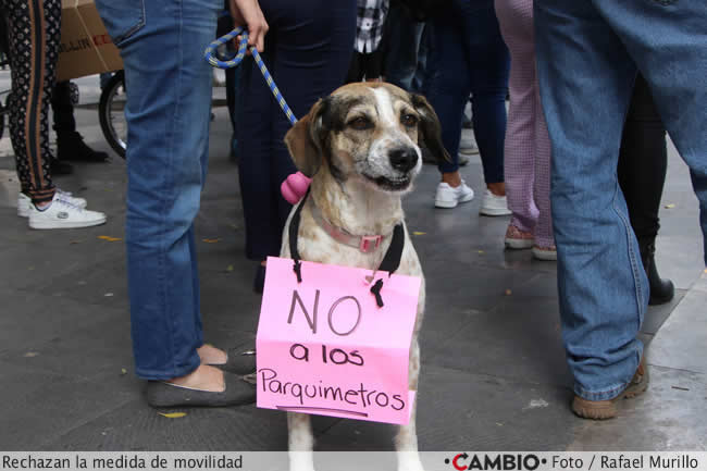 protesta vecinos el carmen parquimetros puebla rechazo