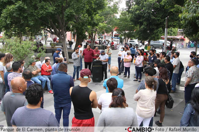 protesta vecinos el carmen parquimetros puebla