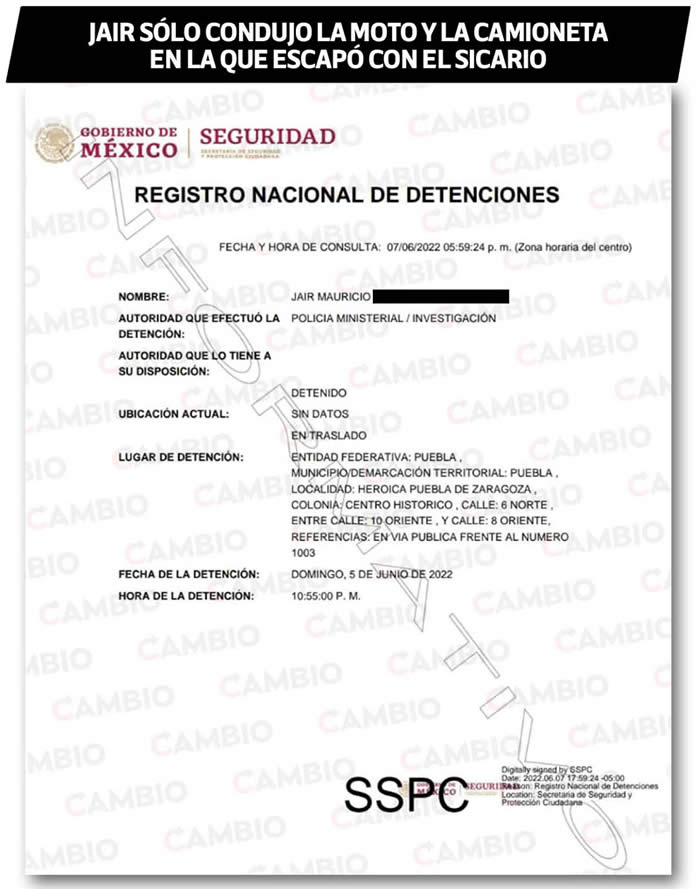 registro nacional detenciones sobrino lopez zavala