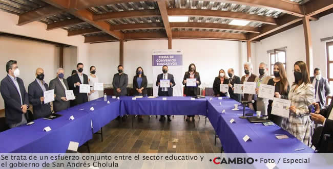 firma ayuntamiento san andres cholula convenios educativos