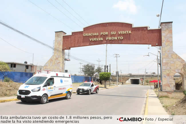 ambulancia coronango sin uso