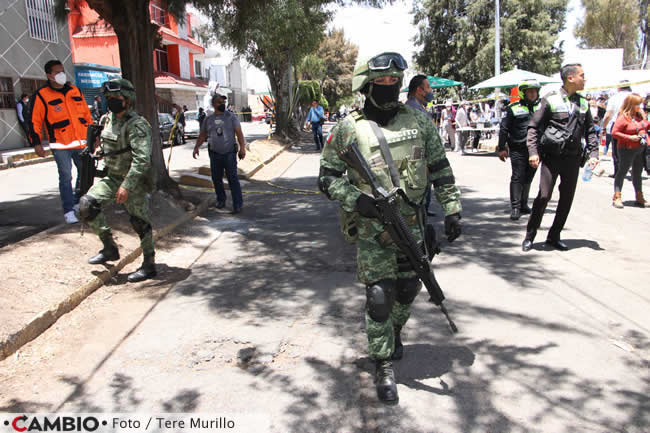 balacera sicarios vacunacion puebla guarda nacional apoyo