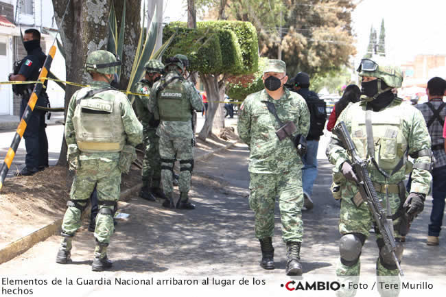 balacera sicarios vacunacion puebla guarda nacional