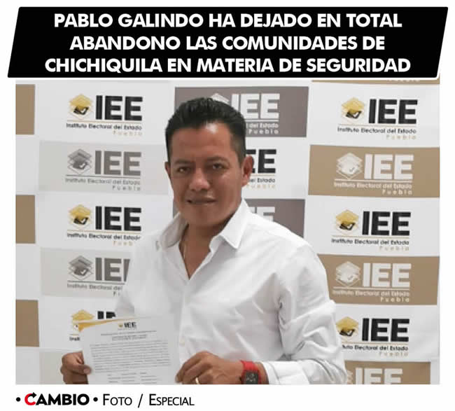 seguridad insuficiente chichiquila puebla edil