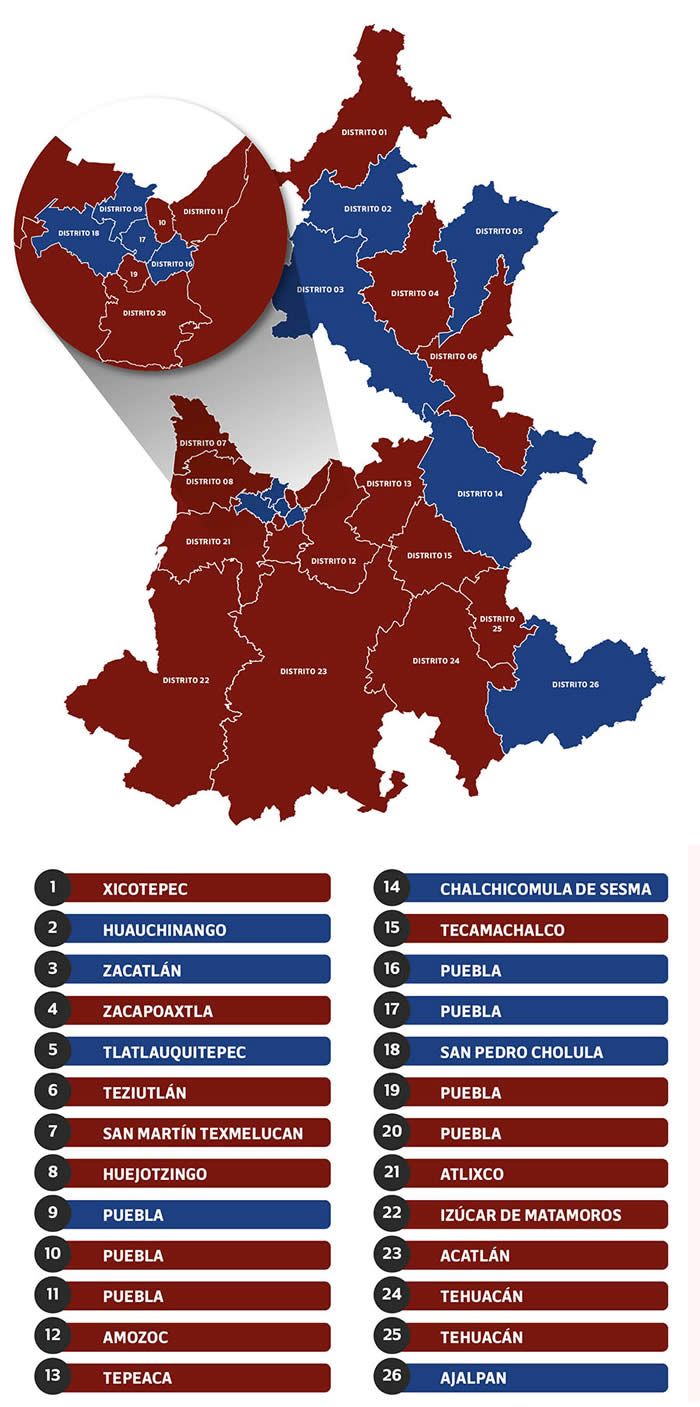 mapa electoral puebla