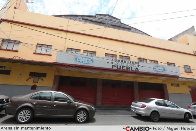 arena puebla sin mantenimiento