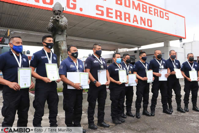 reconocimiento bomberos formados