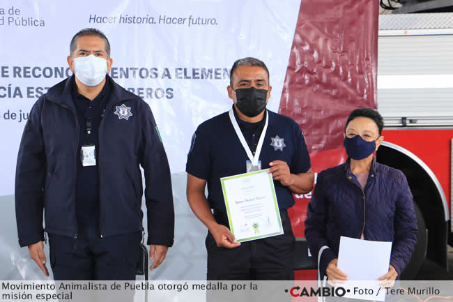 reconocimiento bomberos medalla