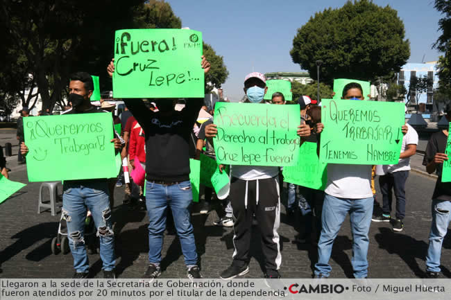 manifestacion ambulantes ayuntamiento puebla solicitud