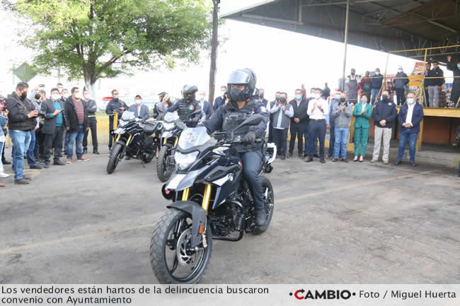 motocicletas donadas central abasto gobierno delincuencia