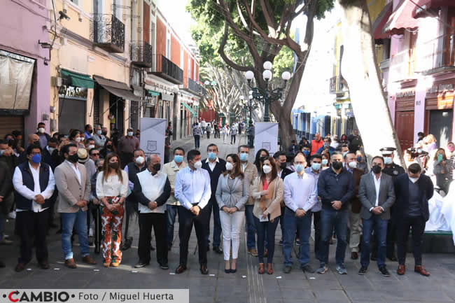 inauguracion corredor 5 mayo puebla