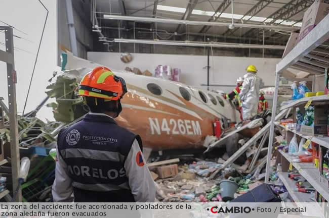 accidente avioneta morelos francisco echeguren zona