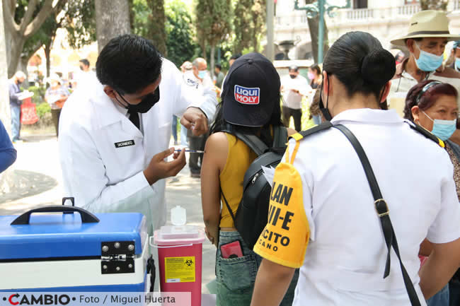 jornada vacunacion covid puebla zocalo