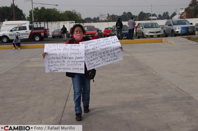 manifestacion familiares osvaldo atropellado ruta carteles