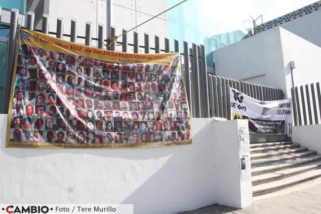 manifestacion voz desaparecidos fge puebla