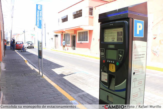 parkimovil monopolio estacionamientos puebla 