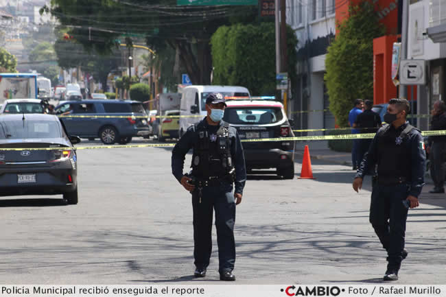 atraco camioneta balacera vergel ssc policia municipal