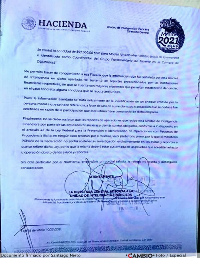 documento firmado santiago nieto