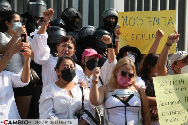 colectivos manifestacion ceiclia monzon apoyo