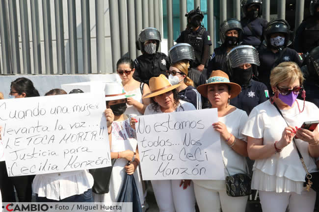 colectivos manifestacion ceiclia monzon asesinato