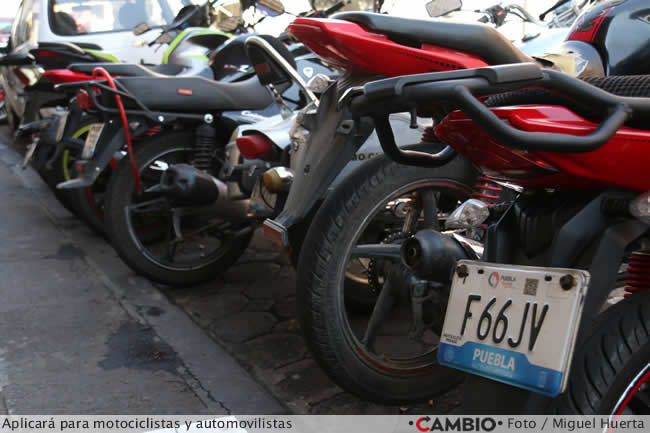 parquimetros puebla aplica motociclistas automovilistas