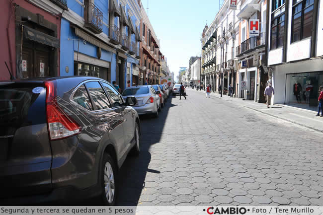 parquimetros puebla costo 2da 3ra hora