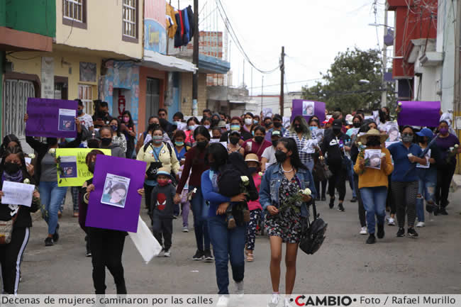 manifestacion mujeres feminicidio sandra perez portillo puebla