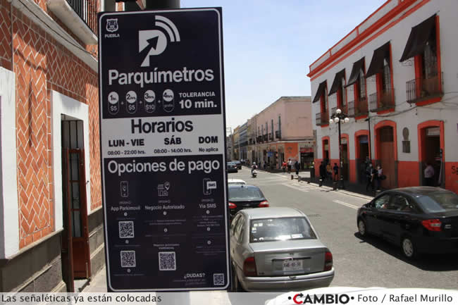 arranca operacion parquimetros puebla senaleticas