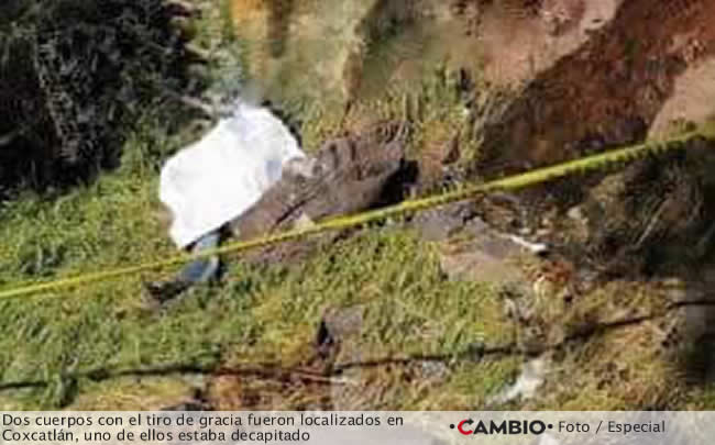 muertos sierra negra puebla cuerpos encontrados coxcatlan