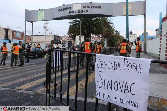 anuncio segunda dosis zona militar