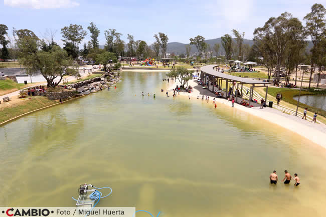 parque amaluacan alberca