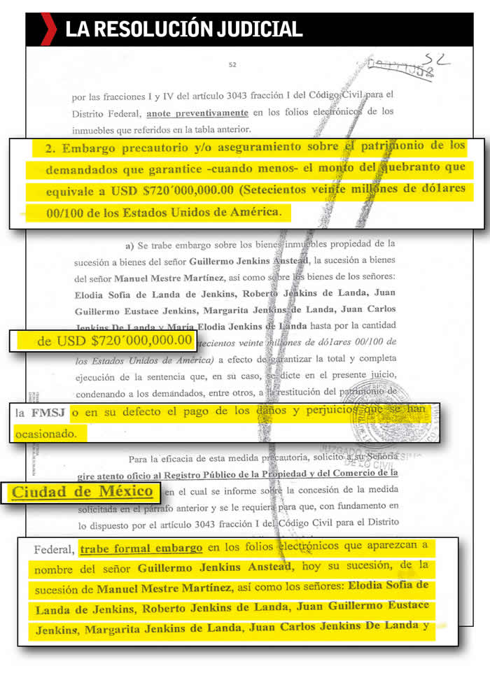 resolucion judicial jenkins