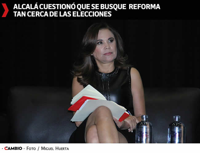 panel discusion reforma electoral blanca alcala