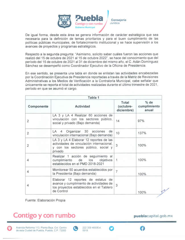 respuesta solicitud informacion obligaciones adan dominguez gerenta ayto