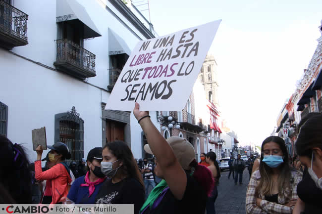 marcha 25n puebla erradicacion violencia vs mujeres 