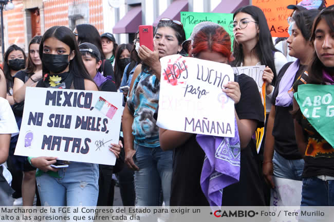 marcha 25n puebla erradicacion violencia vs mujeres