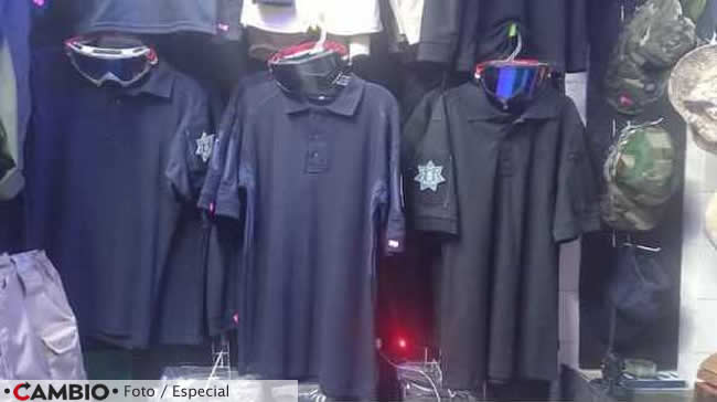 venta uniformes policia estatal fayuca