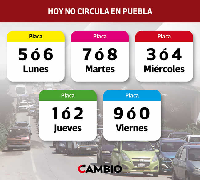 programa hoy no circula puebla contingencia ambiental