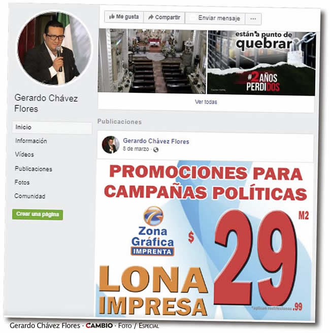 empresa credenciales gerardo chavez pagina fb