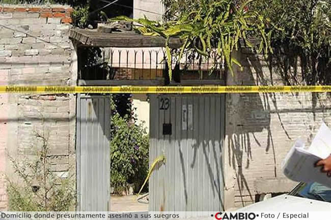detencion decapitador de suegros domicilio