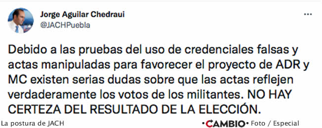 genoveva huerta no reconoce derrota postura jach