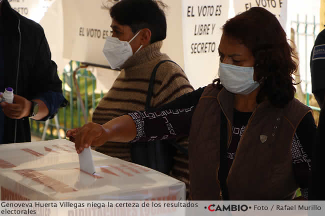 genoveva huerta no reconoce derrota votos