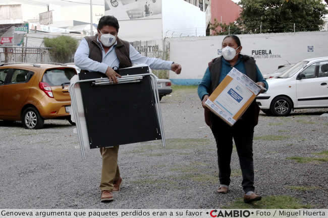 llegada paquetes electorales pan