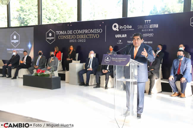 toma compromiso consejo directivo coparmex miguel barbosa participacion