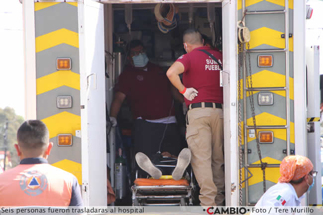 explosion casa reforma sur ambulancia