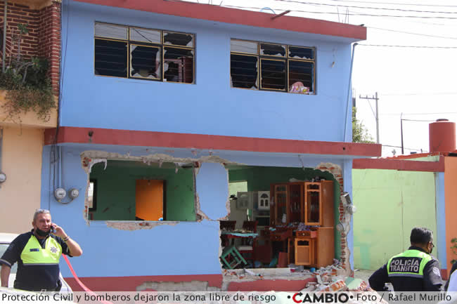 explosion casa reforma sur proteccion civil bomberos