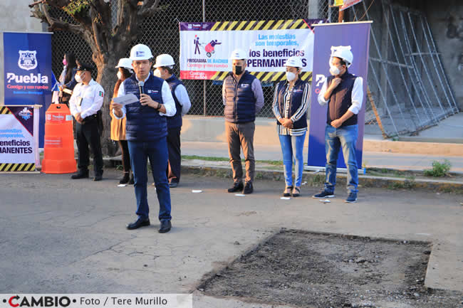 presentacion programa bacheo lalo rivera